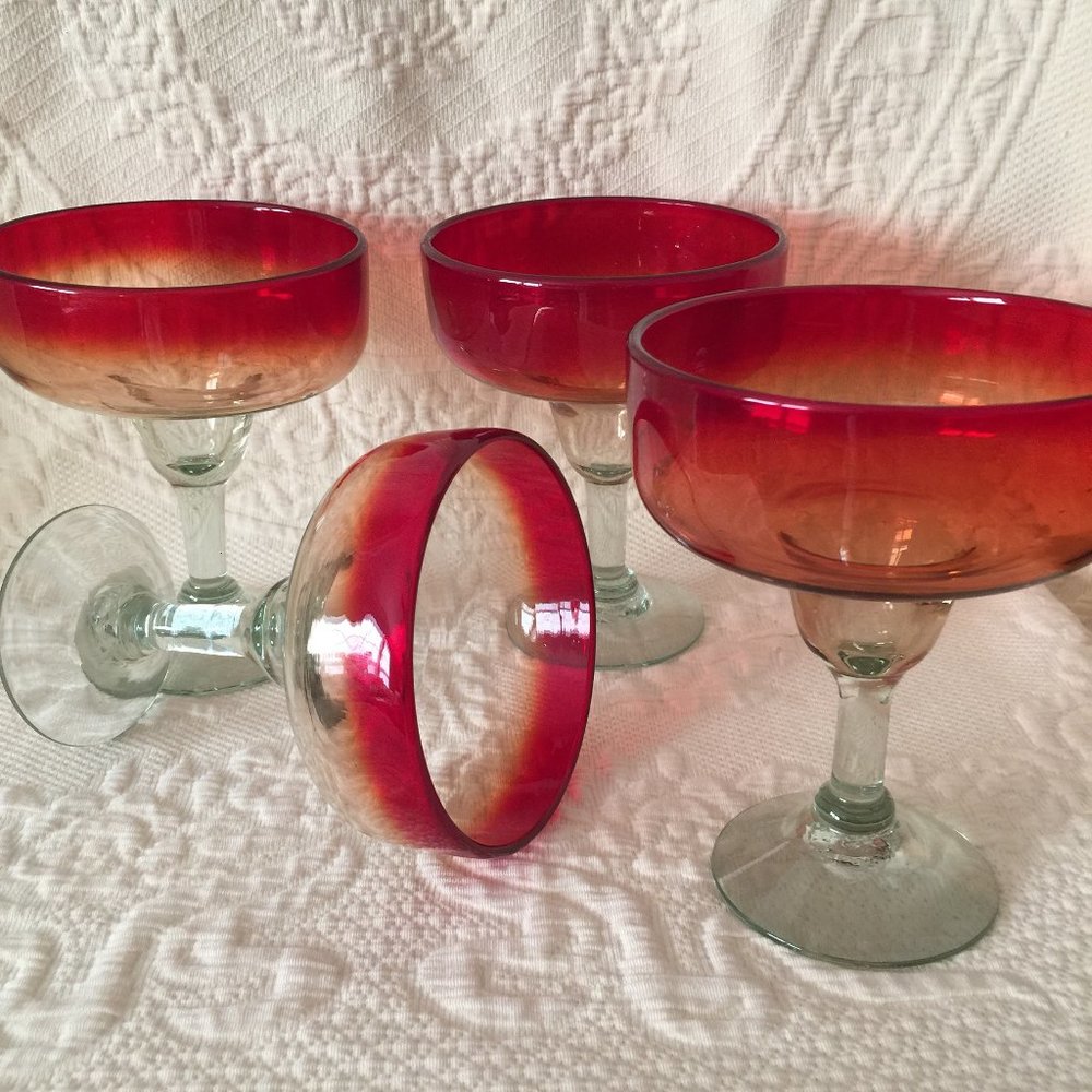 Bambeco FREE SHIPPING 4 Rioja Margarita Glasses
